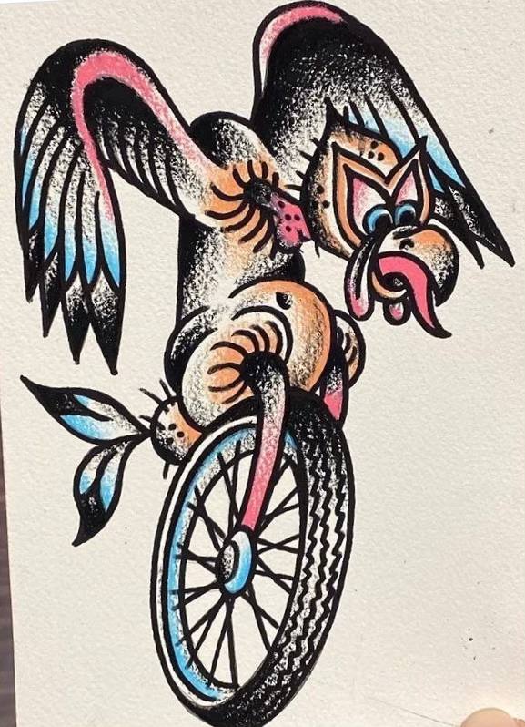 Eagle BMX art